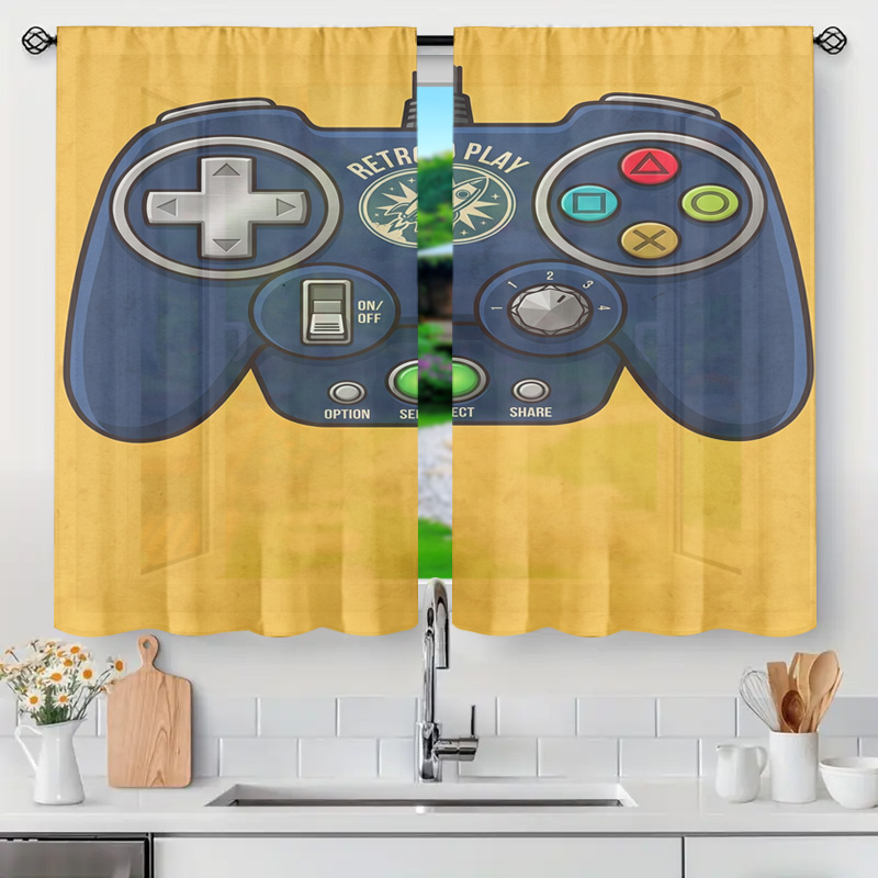 Gaming Controller Curtain Pane - Retro Gaming Youtube ulasan dan harga