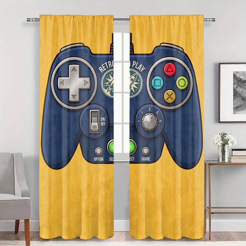 Gaming Controller Curtain Pane - Retro Gaming Youtube ulasan dan harga
