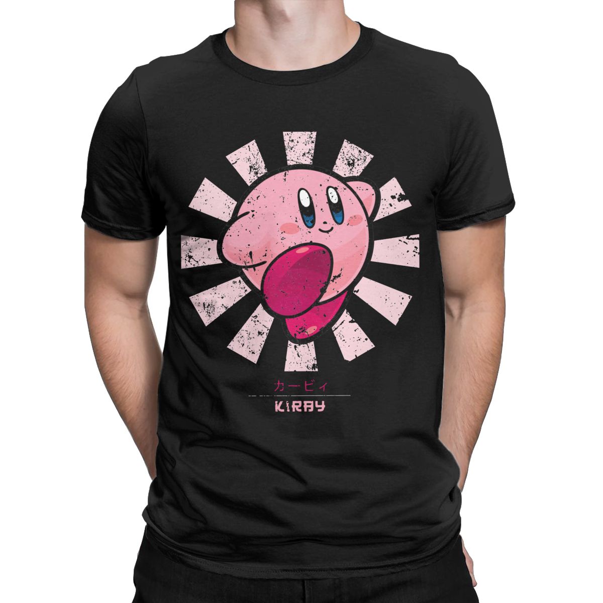 Kirbys Retro Japanese T-Shirts - Retro Gaming T Shirt ulasan dan harga