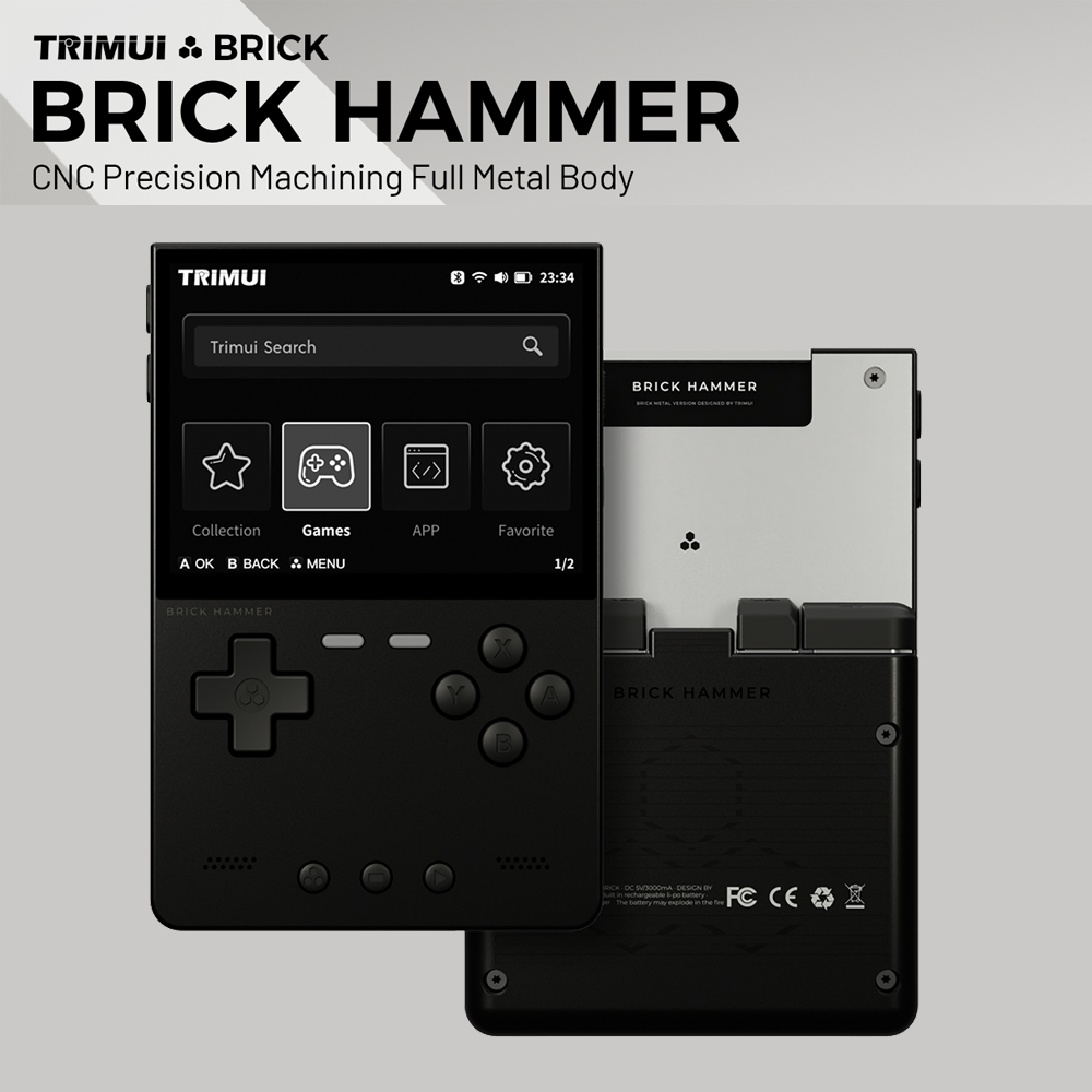Metal Body Trimui Brick Hammer - Retro Gaming Kiosk ulasan dan harga