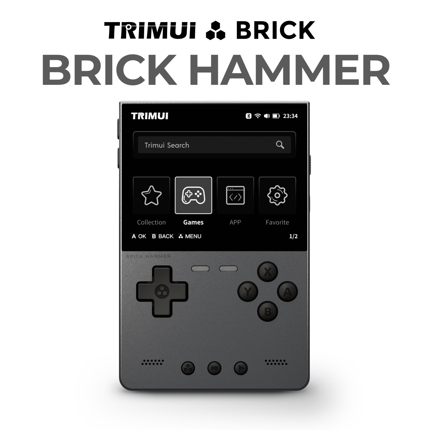 Metal Body Trimui Brick Hammer - Retro Gaming Kiosk ulasan dan harga